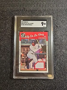 2023 ELLY DE LA CRUZ (RC) Patch Relic SGC 9 Donruss #90M-EC Retro | ~1stB - Picture 1 of 5