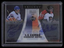 2006-07 Upper Deck Trilogy Clearcut Autographs Billy Smith Hextall Auto 84/100