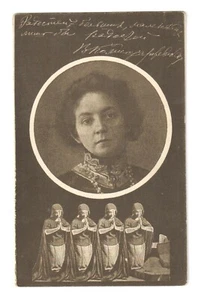 116/ Russian Actress Antique KOMISSARZHEVSKAYA  REAL PHOTO  - Picture 1 of 3