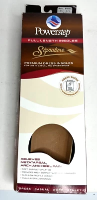 Plantilla ortopédica de longitud completa Powerstep Signature (B) para hombre 5-5,5 para mujer 7-7,5 Foto 1 de 4