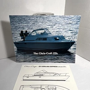 1978 CHRIS CRAFT 25’s Catalina Medium Foldout Brochure Catalog w/Spec Sheet - Picture 1 of 12
