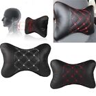 Leather Auto Universal Soft Waist Protection Headrest Head Support Car Pillow