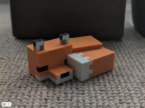 Sleeping Minecraft Fox, Figurine Fidget Toy, 3D Printed - Picture 1 of 51
