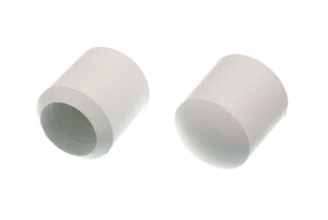 New 24 X Chair Ferrules White Rubber Floor Protector Stick Ends 25mm - Onestopdi - Picture 1 of 1