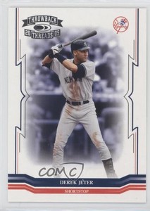 2005 Donruss Throwback Threads Derek Jeter #2 HOF
