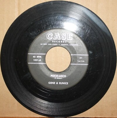 GENE & EUNICE **Poco-Loco** GO-ON KOKOMO Funk Soul 45 on CASE 1001 - Image 1 of 2