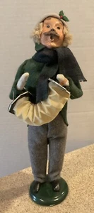 VTG 1991 Dated BYERS CHOICE “The Carolers” Man W/Accordion LE # 32/100 Figurine - Picture 1 of 4