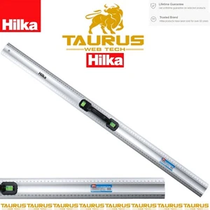 Regla de constructores HILKA 100 cm escala graduada métrica imperial dos frascos a prueba de golpes - Imagen 1 de 4