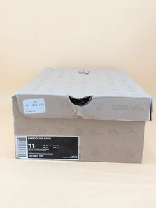 Nike Dunk High White Bolt Fireberry 317982-127 Size 11 Sneakers in Box 2012 - Picture 1 of 17
