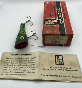 Vintage Pachner & Koller Walkie Talkie Frog P&K Fishing Lure 43-F
