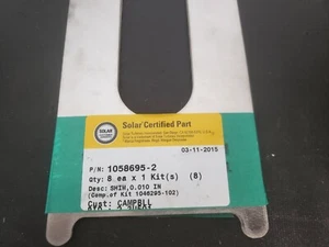 Solar Turbines Solar Shim Kit 1058695-2 to 1058695-6  - Picture 1 of 11