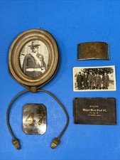 Civil War Grand Army of the Republic Buckle Badge Photo Hat Braid Roster 47￼ Lot