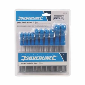 Silverline Hex Key T-Handle Set 10pc - Picture 1 of 4