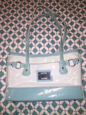 Cartera MAXX NEW YORK SIGNATURE Dos Tonos Azul Foto 1 de 4