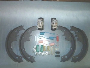 Rear brake kit Fit Ford Mustang1964-1972 Shoes cylinders & spring kit 10 x 1 3/4 - Picture 1 of 5