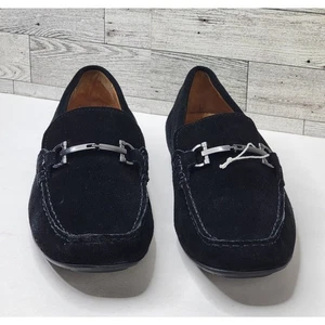 Vionic Mason Herren 9M Horsebit Halbschuh Schwarz Wildleder Slipper Fahrschuhe Weiche Sohle - Bild 1 von 12