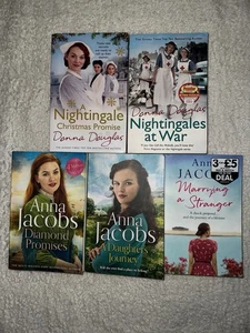 Anna Jacobs, Donna Douglas Book Bundle X 5, Romance, Love, Drama, History - Picture 1 of 2