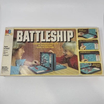 VINTAGE Battleship COMPLETE Milton Bradley 1978 Classic Strategy Board Game Kids - Image 1 of 4