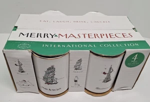 Merry Masterpieces International Collection Weihnachtstassen Tassen 4er Set NEU - Bild 1 von 10