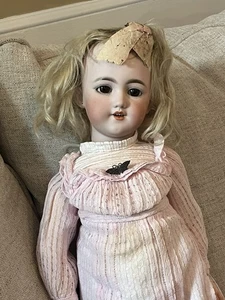 Antike 21 Zoll Simon & Halbig 1249 DEP Santa Biskuit Puppe braune Schlafaugen Germany - Bild 1 von 17