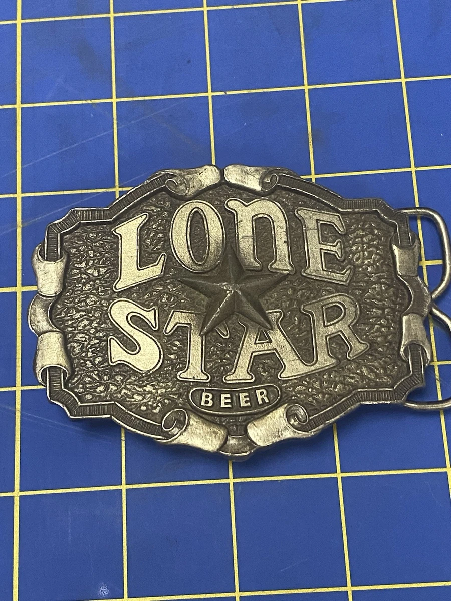 lone star beer belt buckle products for sale | eBay