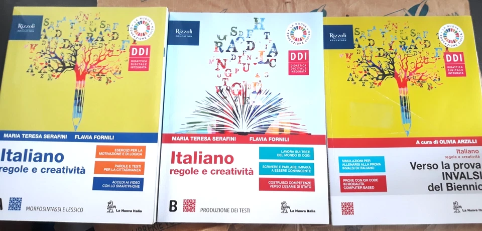 ITALIANO REGOLE E CREATIVITA' (IN 3 TOMI) - M.T. SERAFINI - NUOVA ITALIA - Immagine 1 di 1