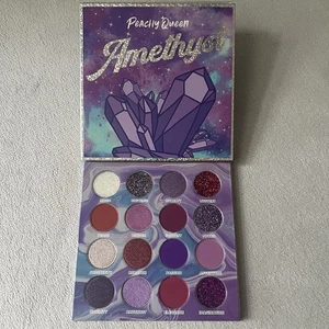 Peachy Queen Cosmetics Amethyst Eyeshadow Palette Indie Makeup 16 Shades - Picture 1 of 3