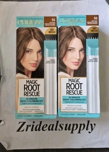L'Oreal Magic Root Rescue Hair Coloring Kit #5G Medium Golden Brown 2PACK - Picture 1 of 2