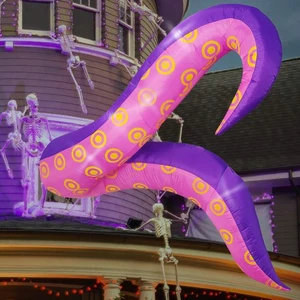 Tienda inflable gigante pulpo tentáculo Halloween 6,7 pies L... - Imagen 1 de 7