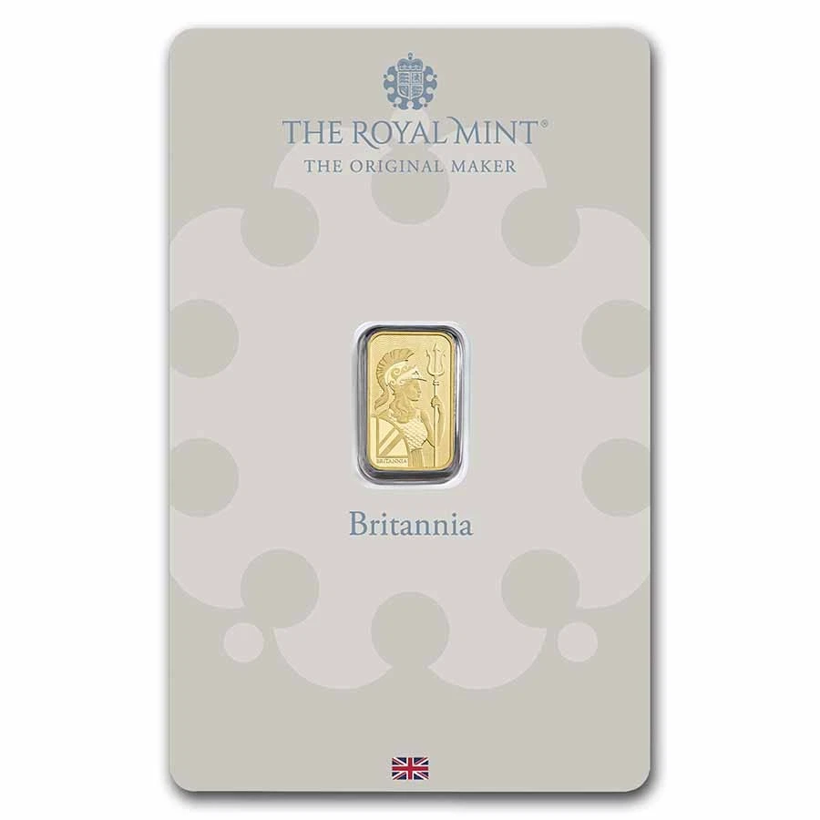 1 gram Gold Bar - The Royal Mint Britannia - Image 1 of 4