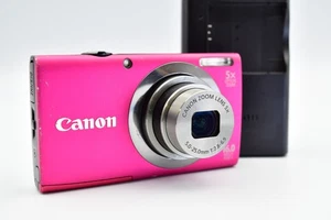 ⏯️[Eccellente+5] Canon PowerShot A2300 Rosa 16,0 megapixel fotocamera digitale dal Giappone - Foto 1 di 20