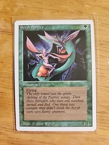 Scryb Sprites - Revised - MTG Magic - Common - Green Creature - Picture 1 of 1