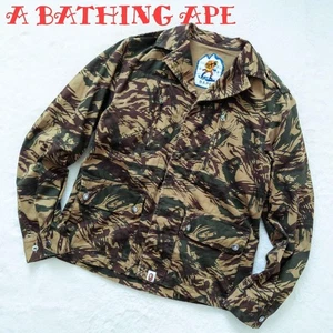 A Bathing Ape Real Tree Camouflage Military Jacket S Rare Condition - Picture 1 of 16