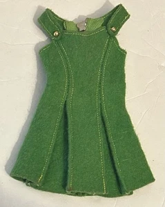 Barbie/Skipper bambola vestito città toggs feltro verde #1922 vintage anni 60 BELLO - Foto 1 di 4