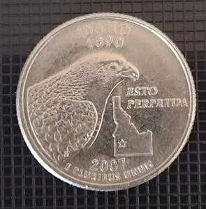 2007 D Idaho Eagle Quarter - Picture 1 of 2