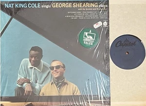 FULLY TESTED! Nat King Cole Sings George Shearing Plays (1975 Reissue US LP) VG+ - Picture 1 of 5