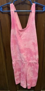 Old Navy Pink Tie Dye Romper L(10-12) - Picture 1 of 7