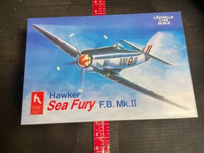 Hobbycraft Hawker Sea Fury F.B. Mk.II model airplane kit 1/48 - Image 1 of 4