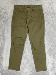Pantalone North Face uomo 34 verde oliva outdoor casual elasticizzato chino regular fit - Foto 1 di 13