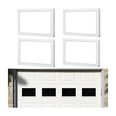 Insertos de vinilo para puertas de garaje de vidrio plexy resistentes a los rayos UV para puertas de garaje de 5 piezas Foto 1 de 4