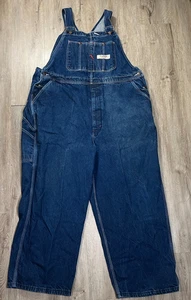 Mono Big Mac Para Hombre Talla 46x27 Denim 100% Algodón Ropa de Trabajo Baberos Jeans - Imagen 1 de 10