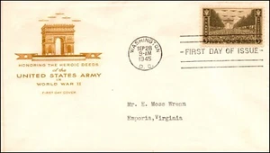Scott 934 - 3 Cents Army - Typed Address - House Of Farnam FDC - Planty 934-22 - Picture 1 of 2