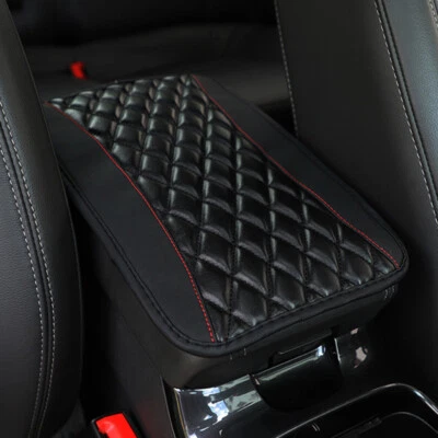 Almohadilla de reposabrazos de cuero para reposabrazos para consola central automática almohadilla de soporte de codo Foto 1 de 4