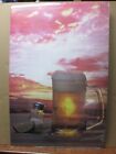 BEER Mug salt and lime at sunset Poster 1987 Car garage Inv#G3314