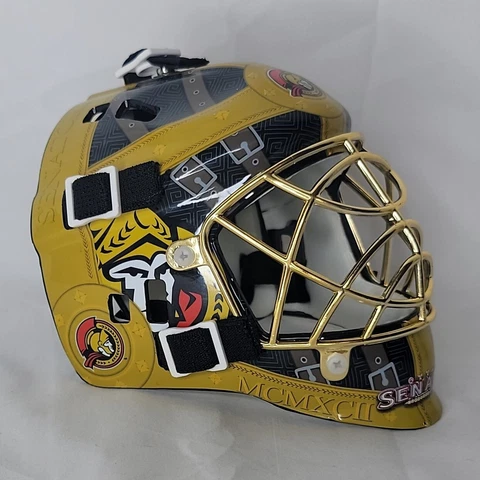 Ottawa Senators Mini Goalie Mask Helmet Franklin Sports Cover