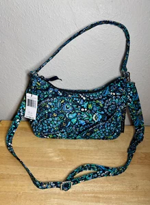 Vera Bradley Frannie Crescent Crossbody in Dreamer Paisley NWT - Picture 1 of 11