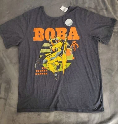 ¡Nuevo! Camisa Star Trader Exclusiva de los Parques Disney de Boba Fett ¡¡Nueva!! MEDIANO Foto 1 de 2