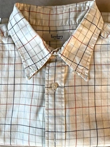 Camisa Turnbury Adventure LS Algodón Sarga Abotonada Hombres Grande - Imagen 1 de 2