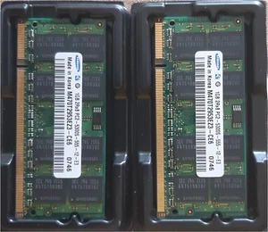 2 x Memoria Samsung 1Gb PC2-5300S DDR2 (M470T2953EZ3- CE6) - Imagen 1 de 1