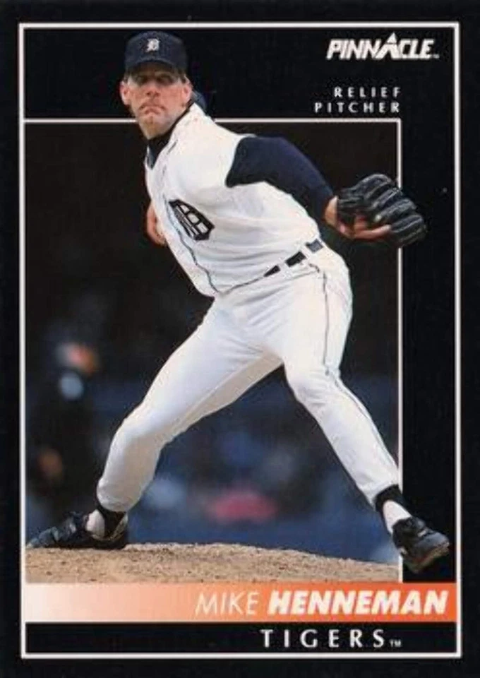 #164 Mike Henneman - Detroit Tigers - 1992 Pinnacle Baseball - Image 1 of 1